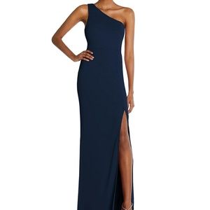 Dessy One Shoulder Chiffon